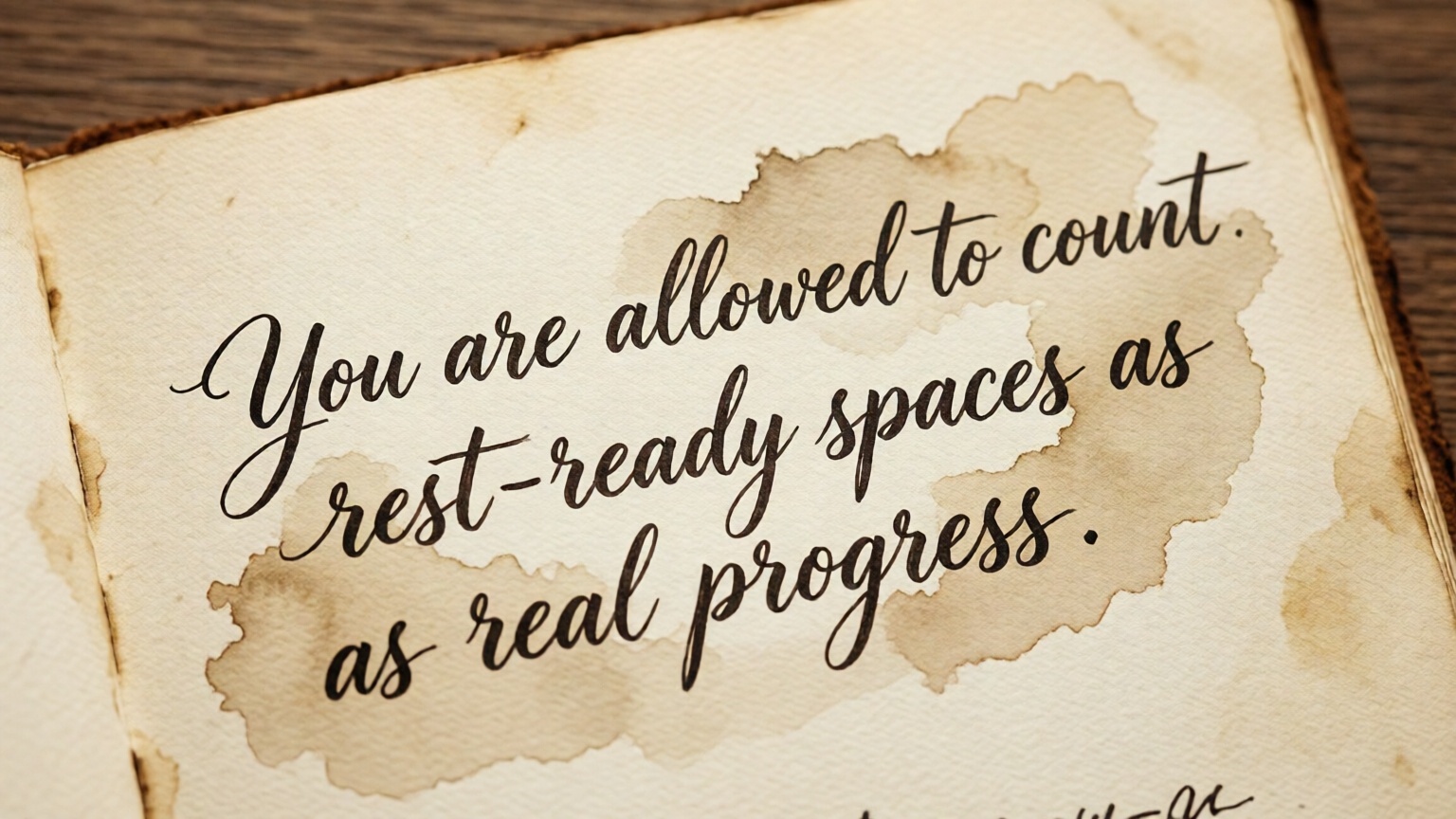 You are allowed to be comfortable without earning it.