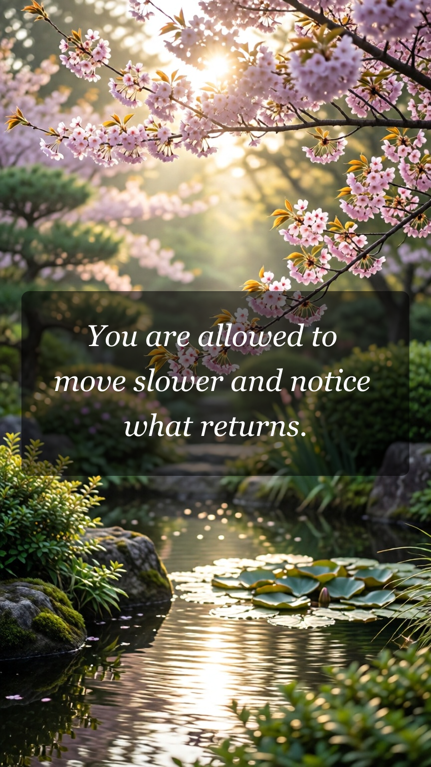 You are allowed to pause between things.