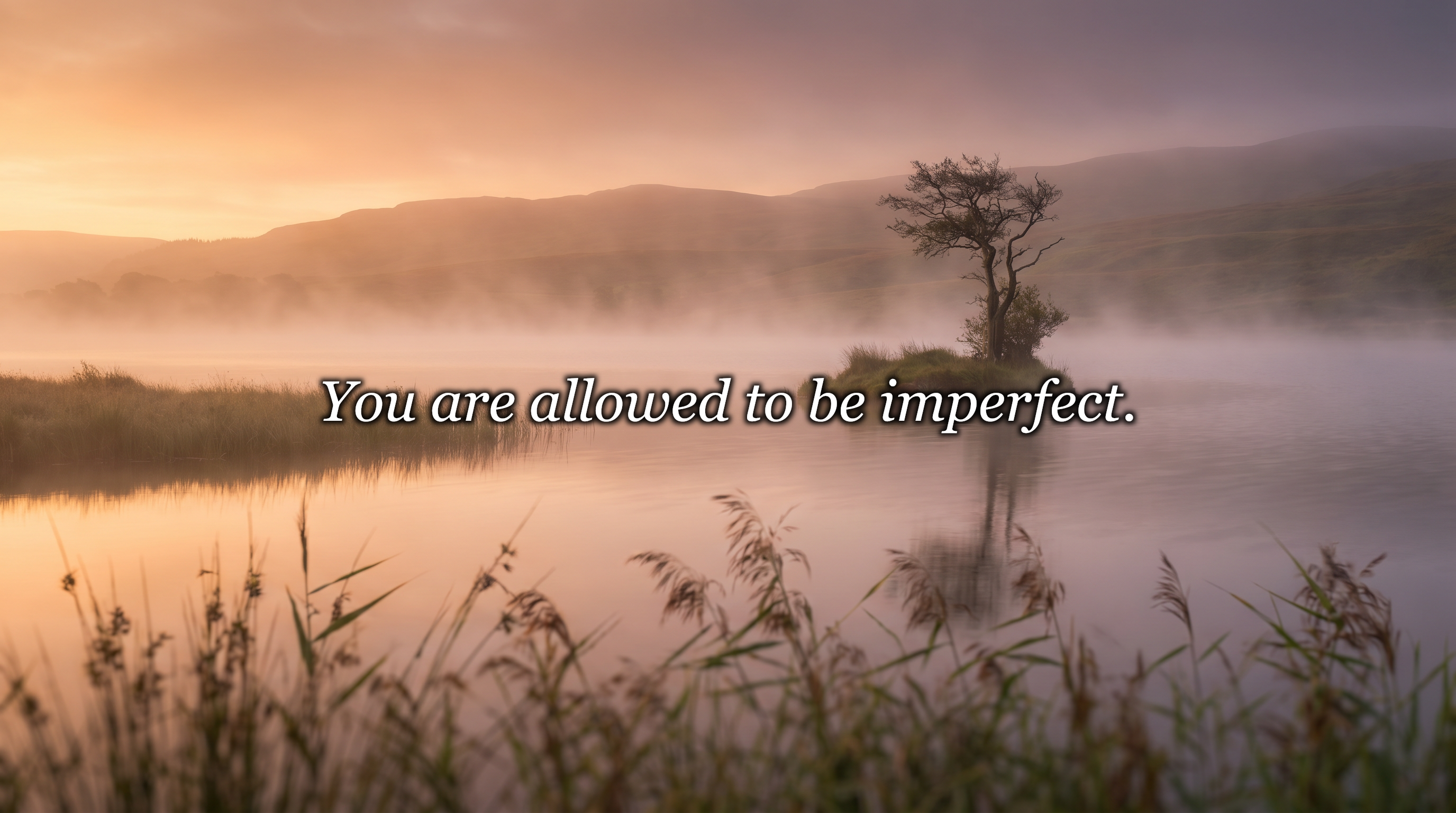 You are allowed to be imperfect.