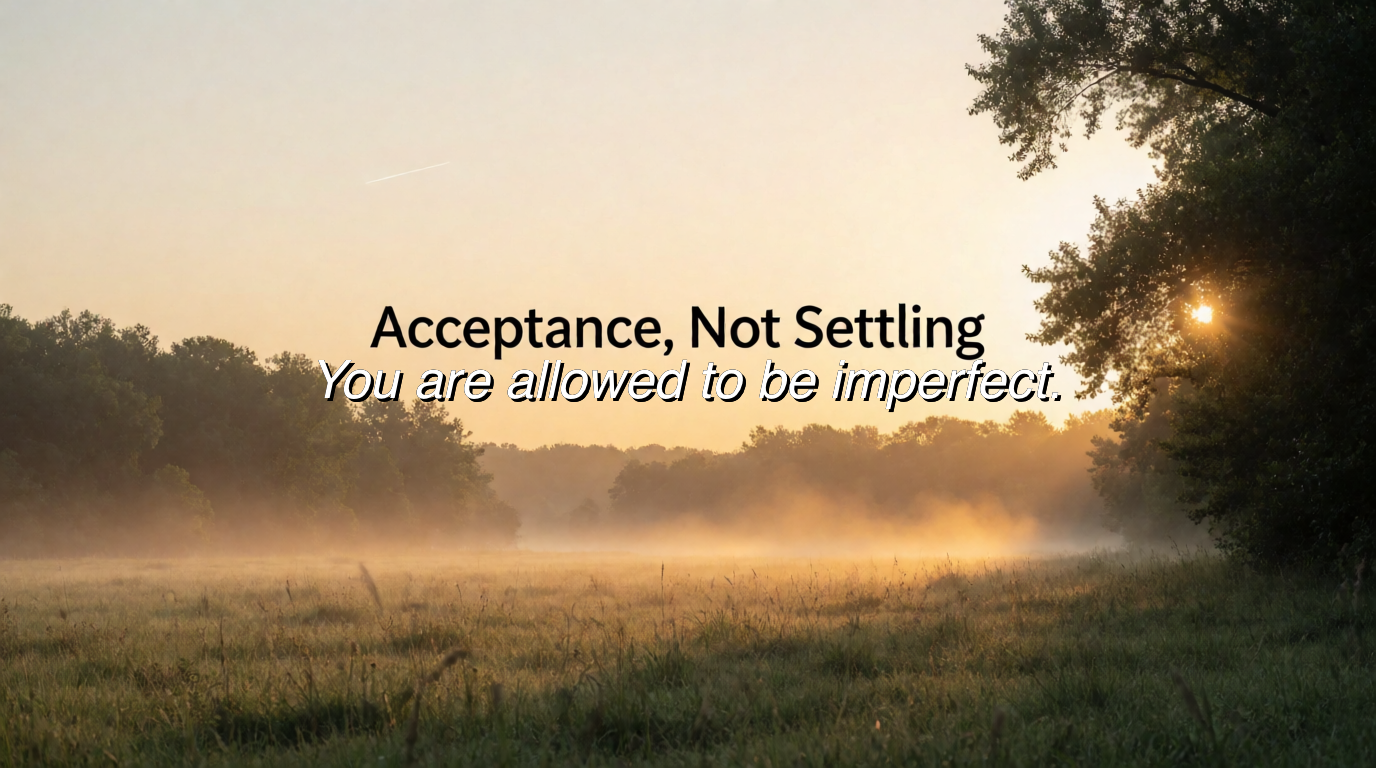 You are allowed to be imperfect.